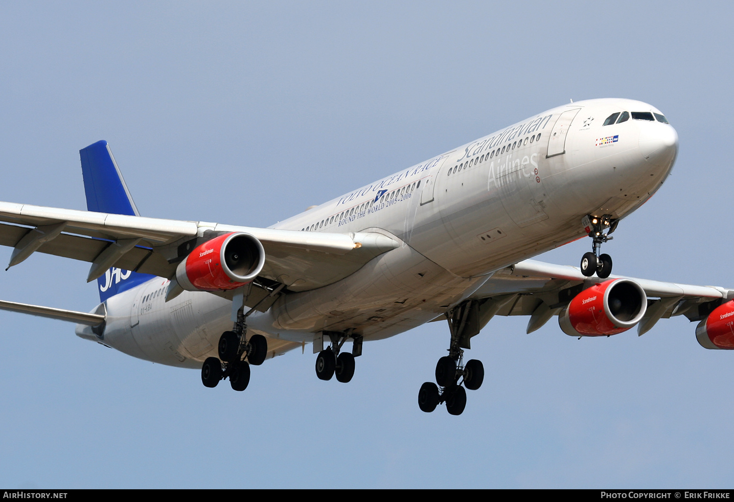 Aircraft Photo of OY-KBA | Airbus A340-313X | Scandinavian Airlines - SAS | AirHistory.net #613806