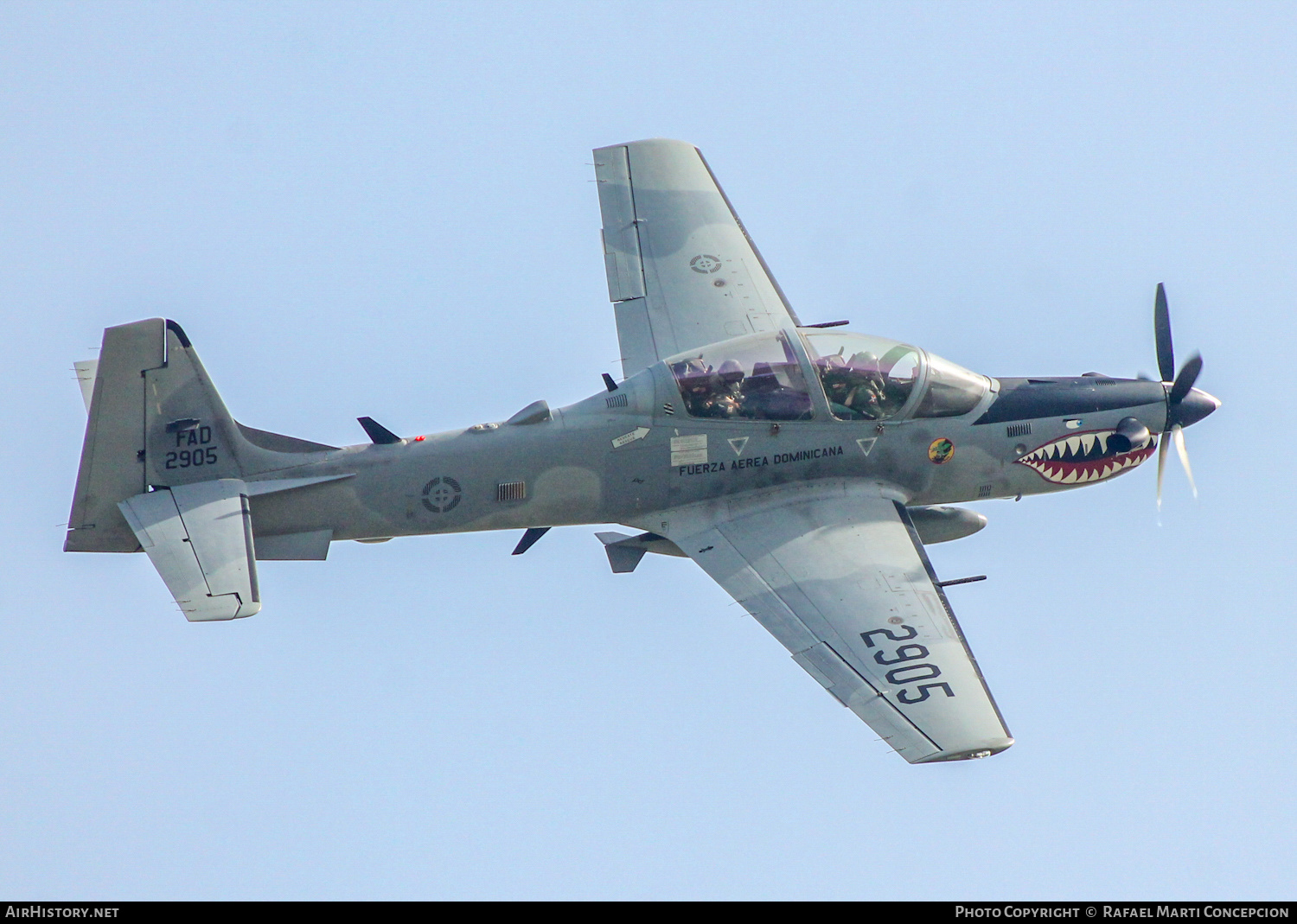 Aircraft Photo of 2905 / FAD 2905 | Embraer A-29B Super Tucano | Dominican Republic - Air Force | AirHistory.net #613828