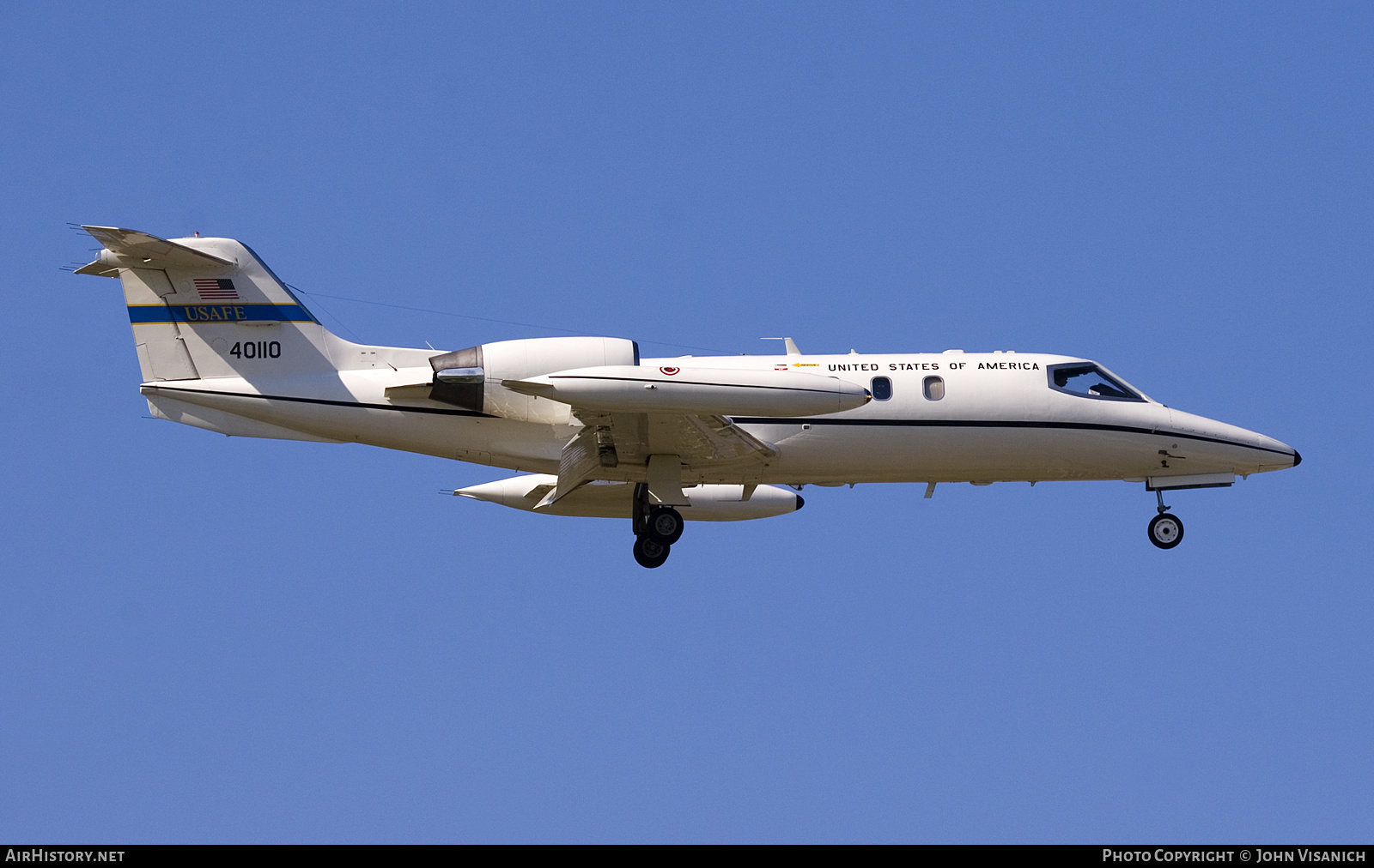 Aircraft Photo of 84-0110 / 40110 | Gates Learjet C-21A (35A) | USA - Air Force | AirHistory.net #613833