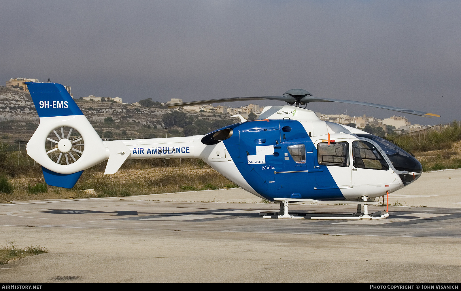 Aircraft Photo of 9H-3MS | Airbus Helicopters EC-135T-1 | Gulf Med Aviation Services | AirHistory.net #613835