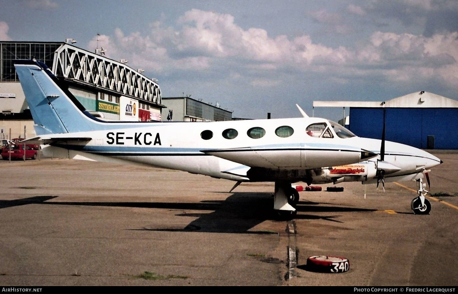 Aircraft Photo of SE-KCA | Cessna 340A | Bromma Flygskola | AirHistory.net #613845