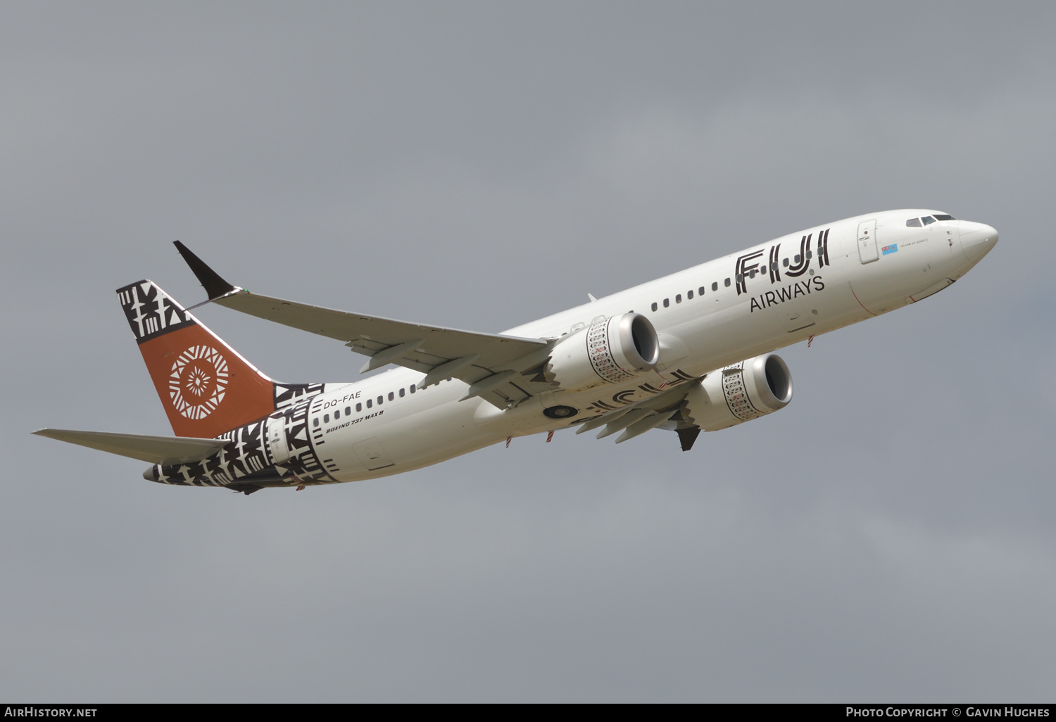 Aircraft Photo of DQ-FAE | Boeing 737-8 Max 8 | Fiji Airways | AirHistory.net #613848