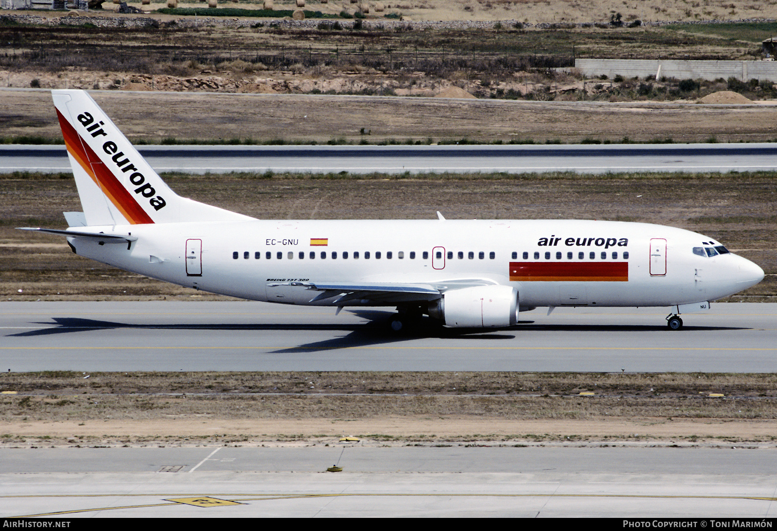 Aircraft Photo of EC-GNU | Boeing 737-36Q | Air Europa | AirHistory.net #613905