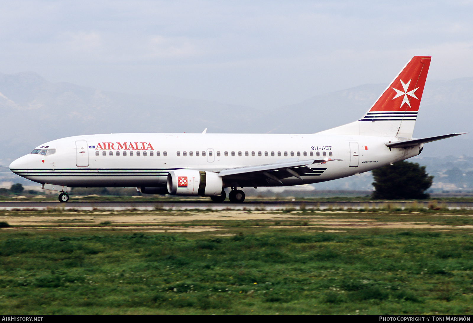 Aircraft Photo of 9H-ABT | Boeing 737-3Y5 | Air Malta | AirHistory.net #613906