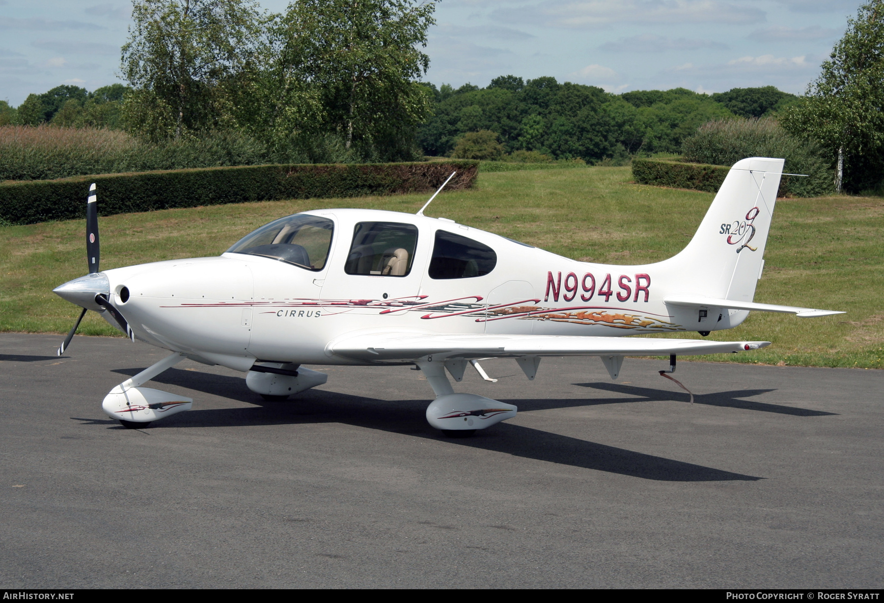 Aircraft Photo of N994SR | Cirrus SR-20 G2 | AirHistory.net #613909