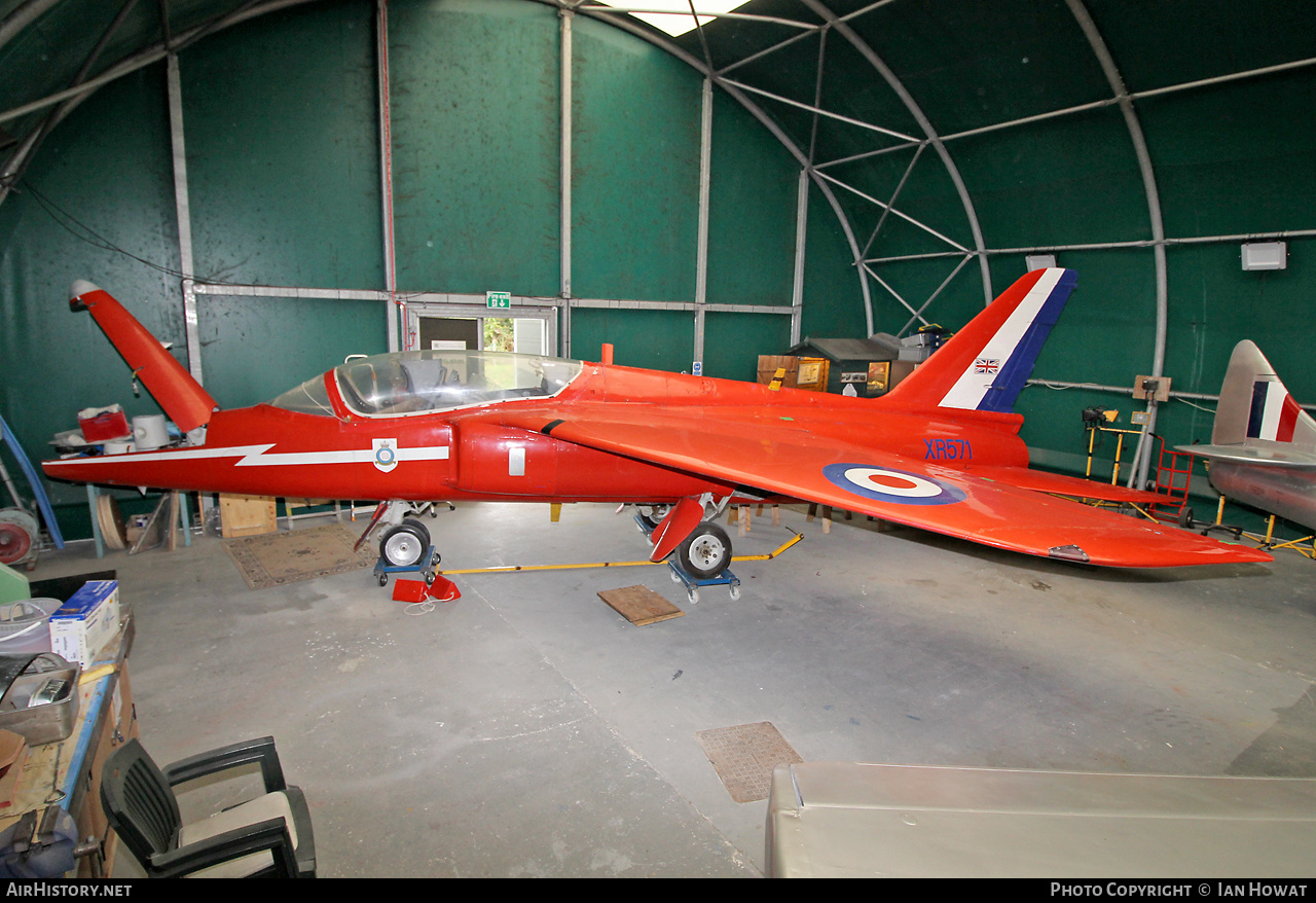 Aircraft Photo of XR571 | Hawker Siddeley Gnat T.1 | UK - Air Force | AirHistory.net #613966