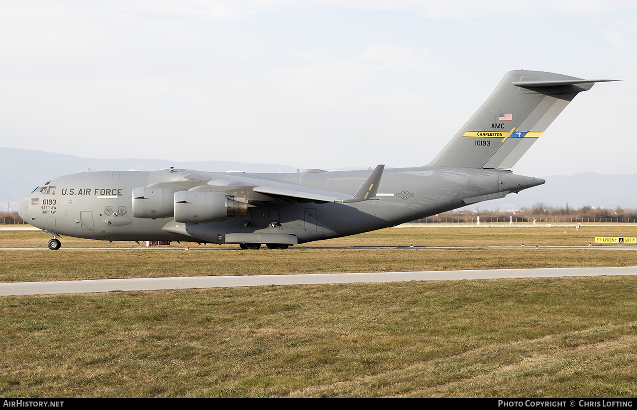 Aircraft Photo of 01-0193 / 10193 | Boeing C-17A Globemaster III | USA - Air Force | AirHistory.net #613967
