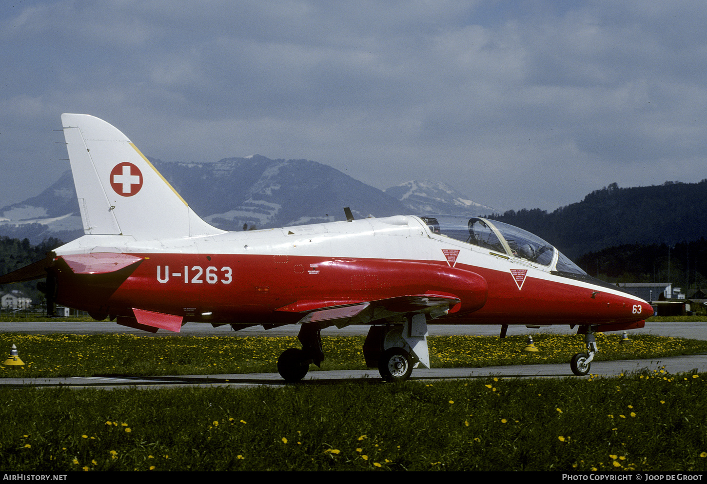 Aircraft Photo of U-1263 | British Aerospace Hawk 66 | Switzerland - Air Force | AirHistory.net #613990