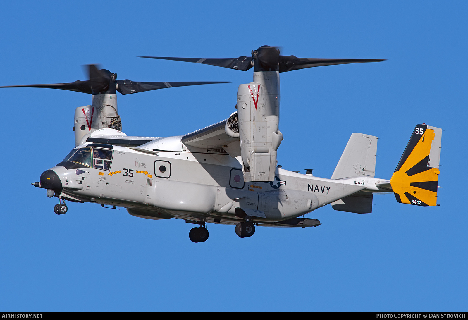 Aircraft Photo of 169442 / 9442 | Bell-Boeing CMV-22B Osprey | USA - Navy | AirHistory.net #614014