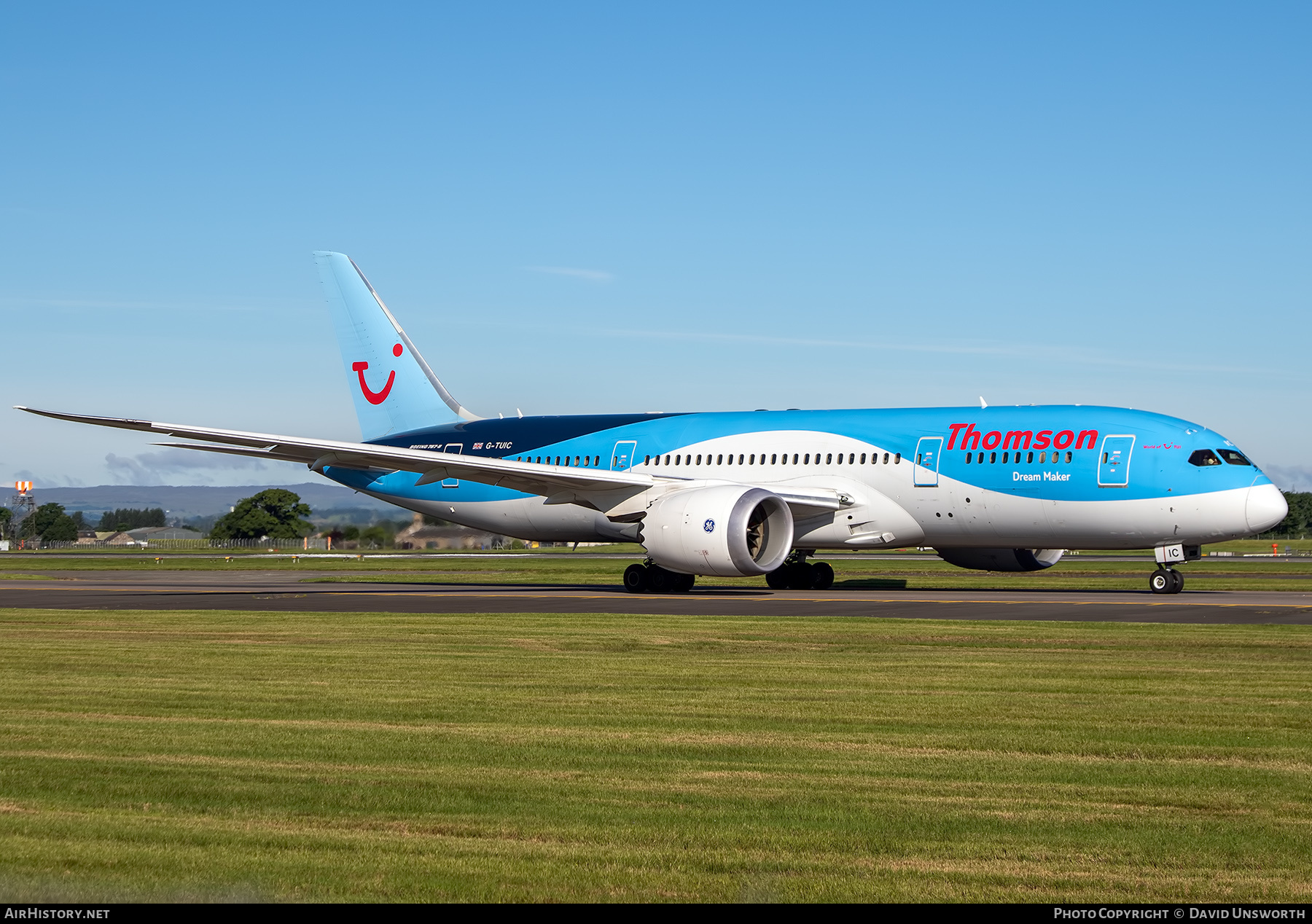 Aircraft Photo of G-TUIC | Boeing 787-8 Dreamliner | Thomson Airways | AirHistory.net #614022