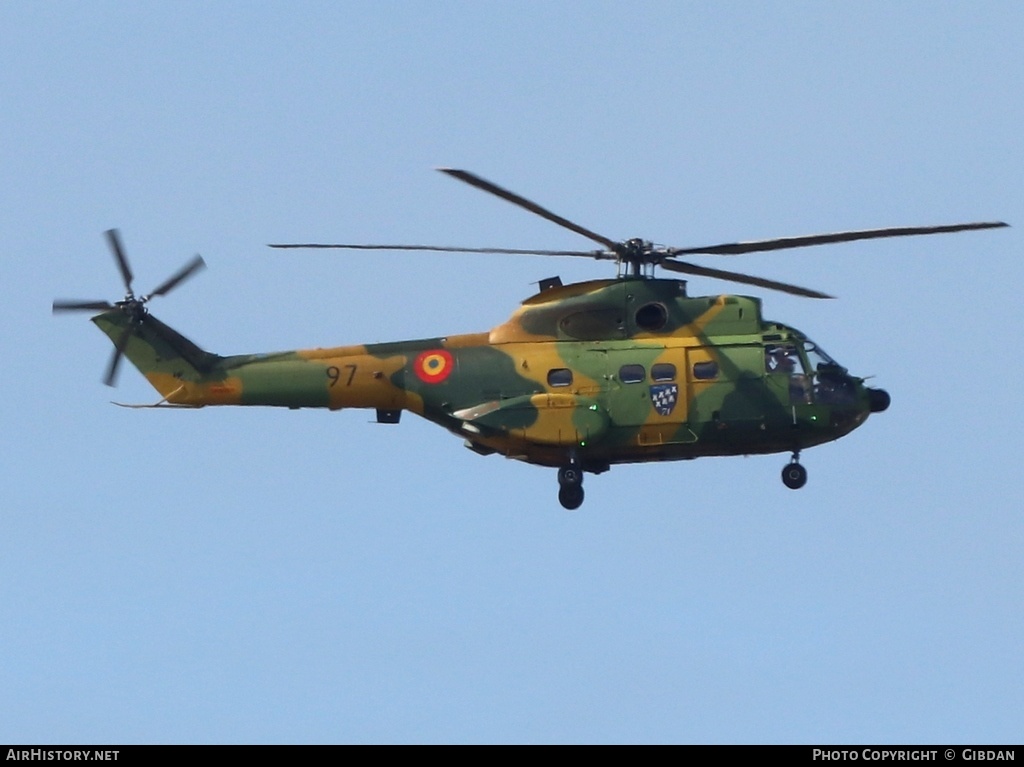 Aircraft Photo of 97 | Aerospatiale IAR-330M Puma | Romania - Air Force | AirHistory.net #614029