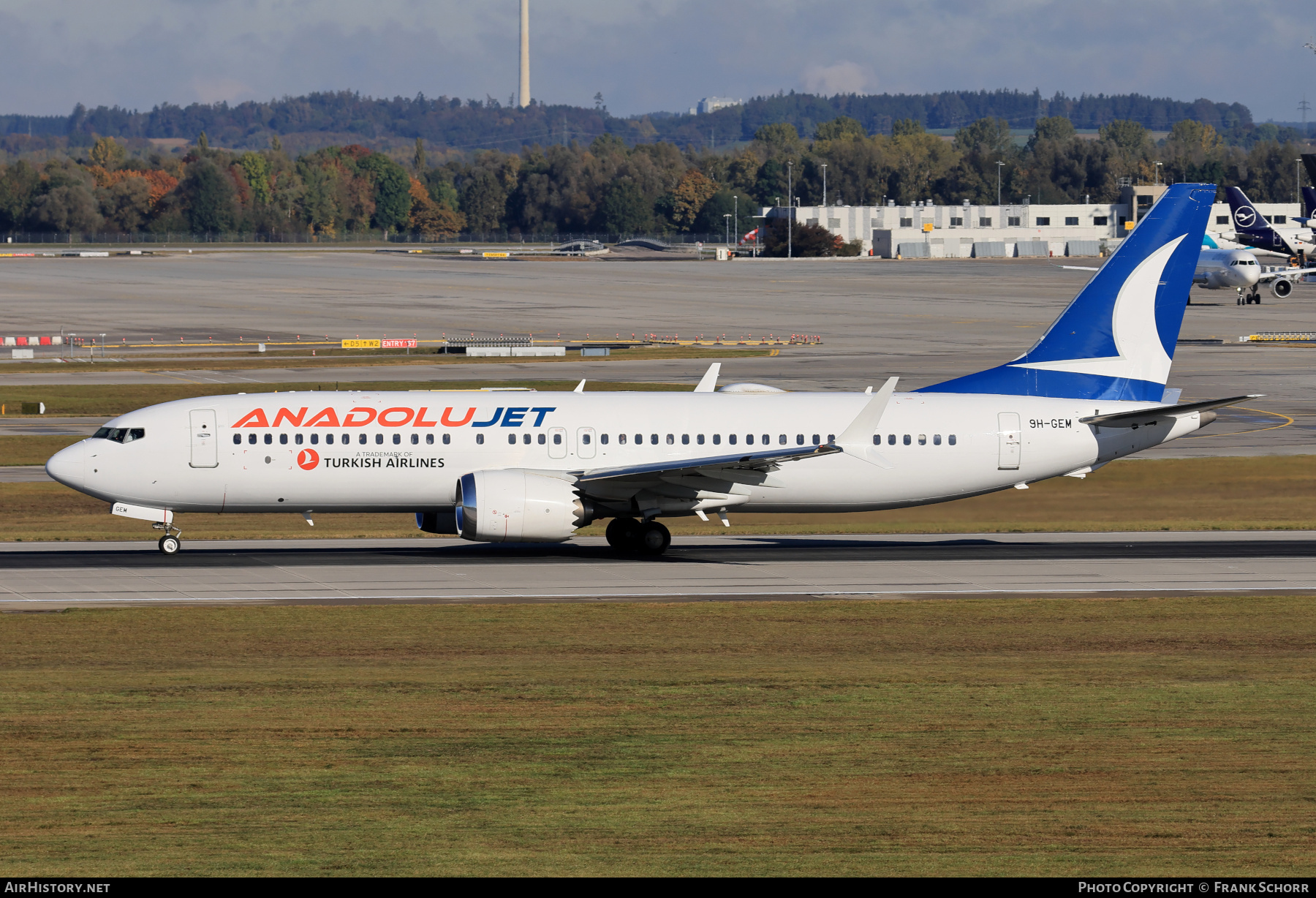 Aircraft Photo of 9H-GEM | Boeing 737-8 Max 8 | AnadoluJet | AirHistory.net #614040