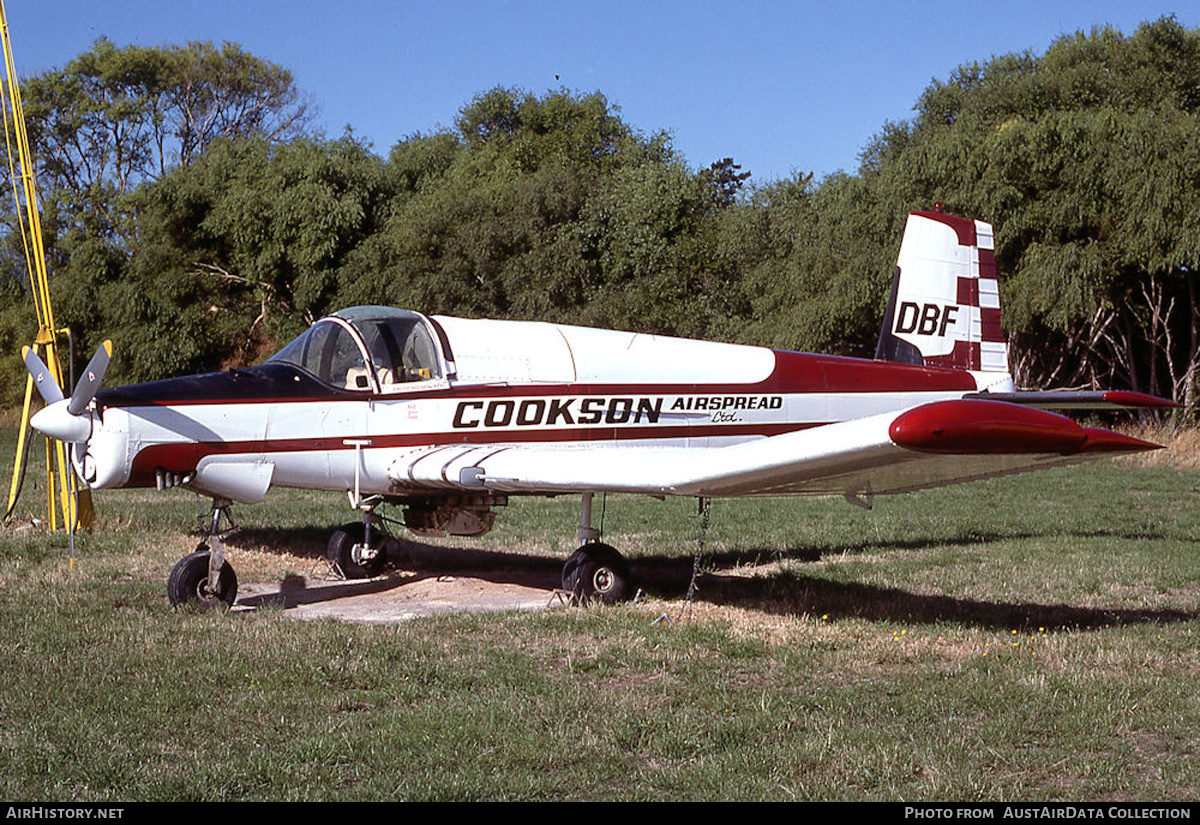 Aircraft Photo of ZK-DBF / DBF | Fletcher FU-24-950 | Cookson Airspread | AirHistory.net #614077