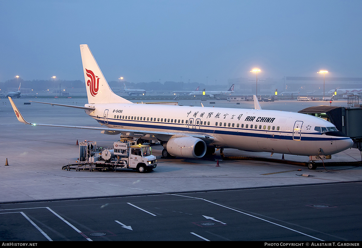 Aircraft Photo of B-5495 | Boeing 737-89L | Air China | AirHistory.net #614089