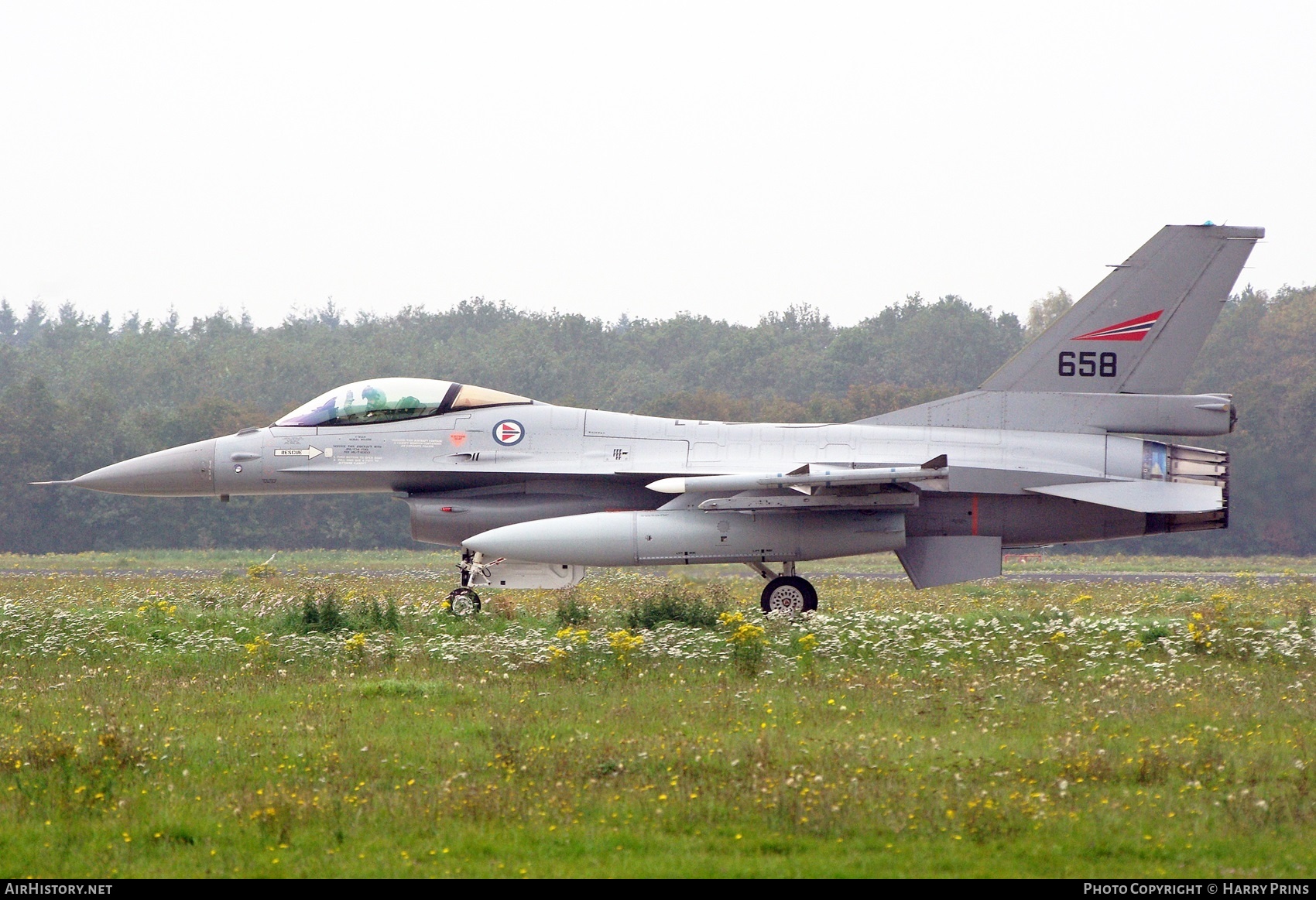Aircraft Photo of 658 | General Dynamics F-16AM Fighting Falcon | Norway - Air Force | AirHistory.net #614107