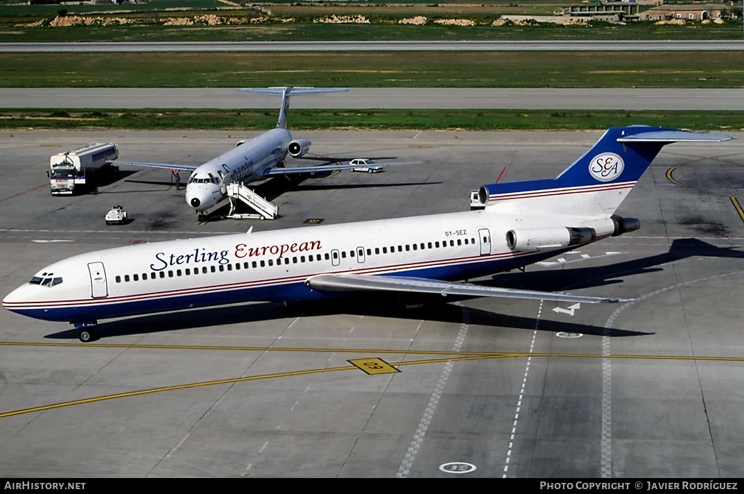 Aircraft Photo of OY-SEZ | Boeing 727-2M7/Adv | Sterling European Airlines | AirHistory.net #614121