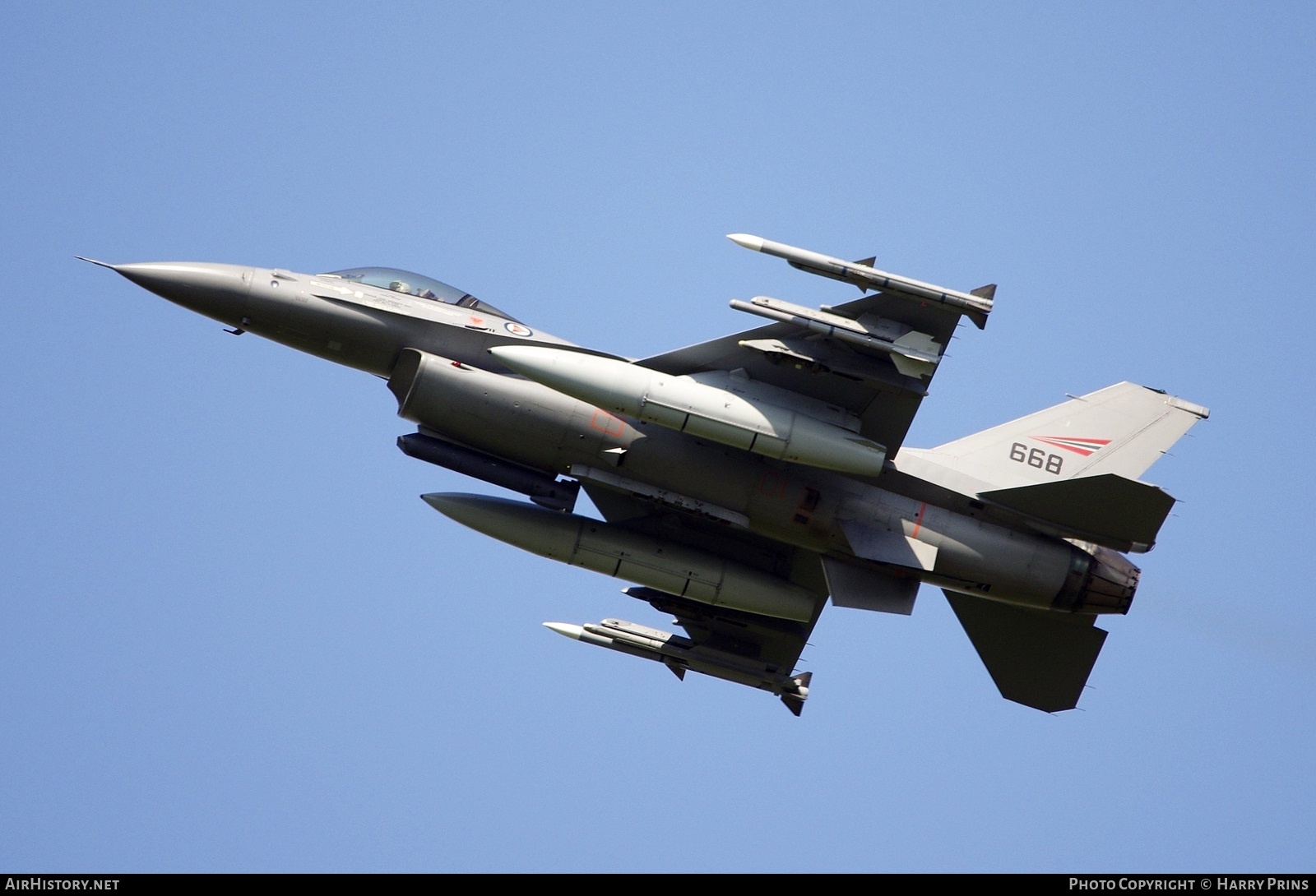 Aircraft Photo of 668 | General Dynamics F-16AM Fighting Falcon | Norway - Air Force | AirHistory.net #614156