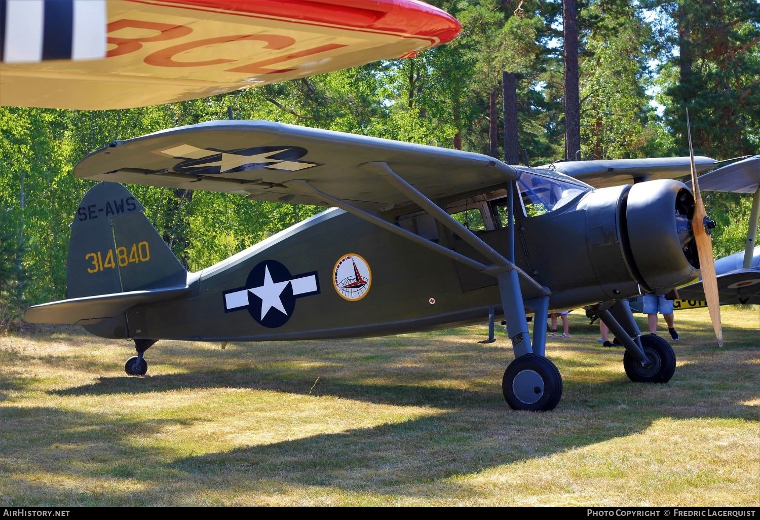 Aircraft Photo of SE-AWS / 43-14840 | Fairchild F24W-41A Forwarder | USA - Air Force | AirHistory.net #614164