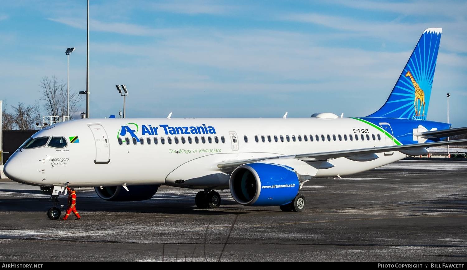 Aircraft Photo of C-FOUY | Airbus A220-371 (BD-500-1A11) | Air Tanzania | AirHistory.net #614167