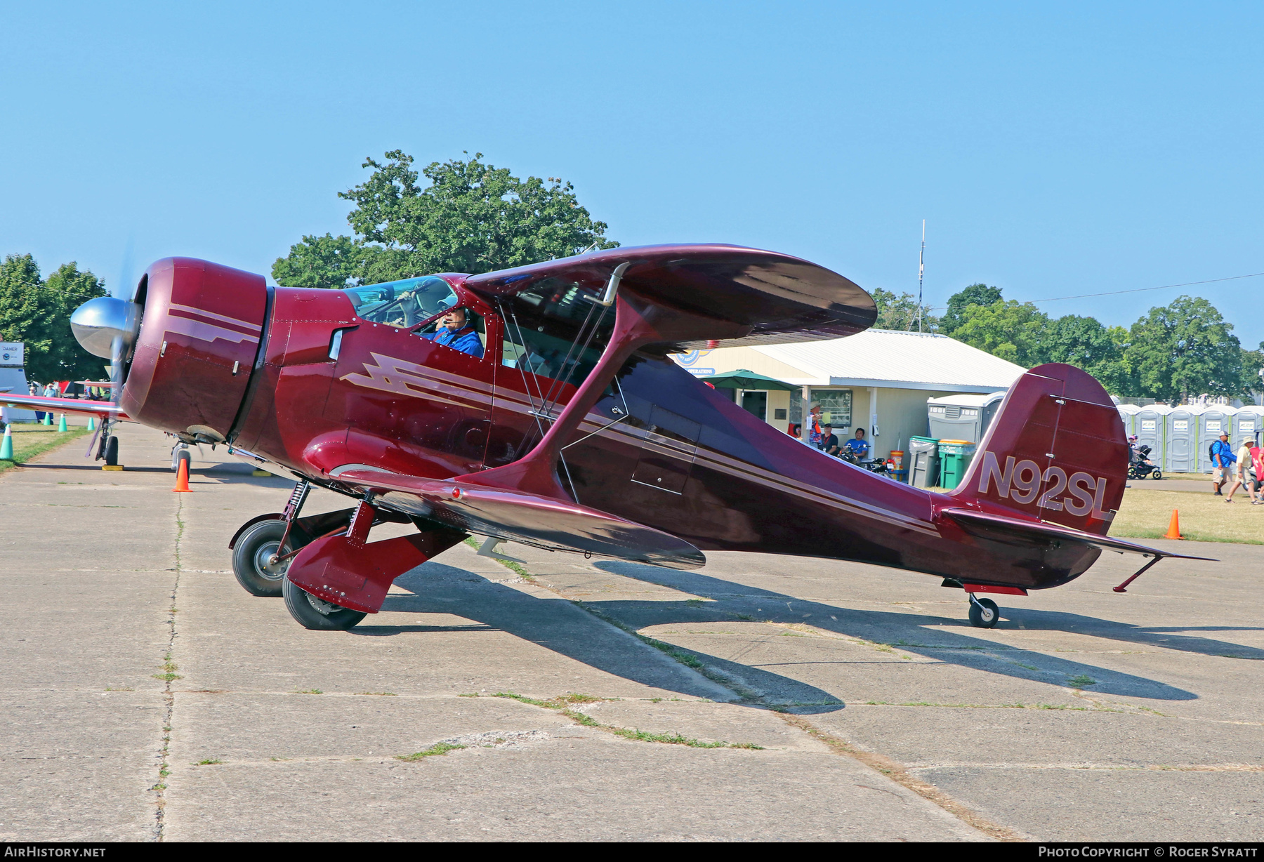 Aircraft Photo of N92SL | Beech D17S | AirHistory.net #614192