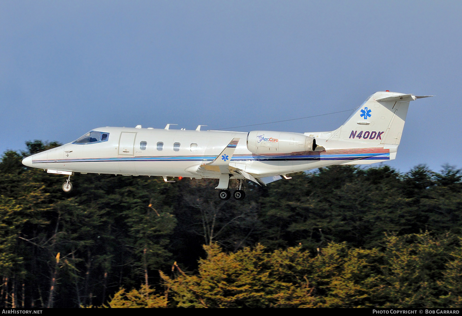 Aircraft Photo of N40DK | Gates Learjet 55 | Aerocare | AirHistory.net #614195