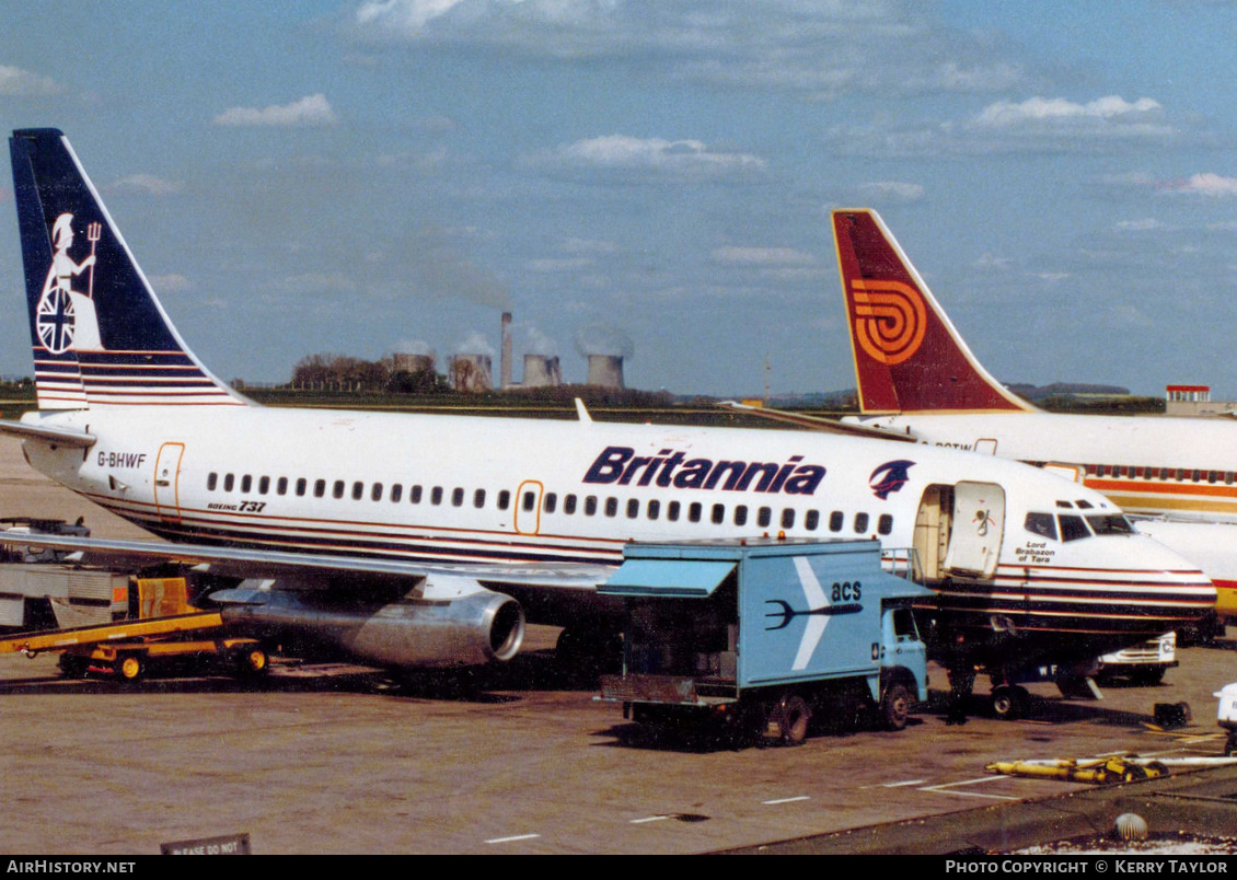 Aircraft Photo of G-BHWF | Boeing 737-204/Adv | Britannia Airways | AirHistory.net #614204