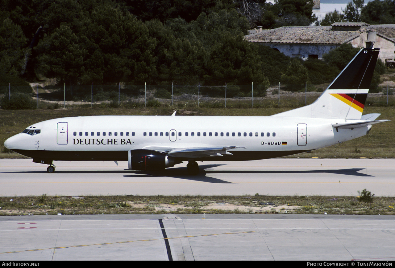 Aircraft Photo of D-ADBD | Boeing 737-3L9 | Deutsche BA | AirHistory.net #614242