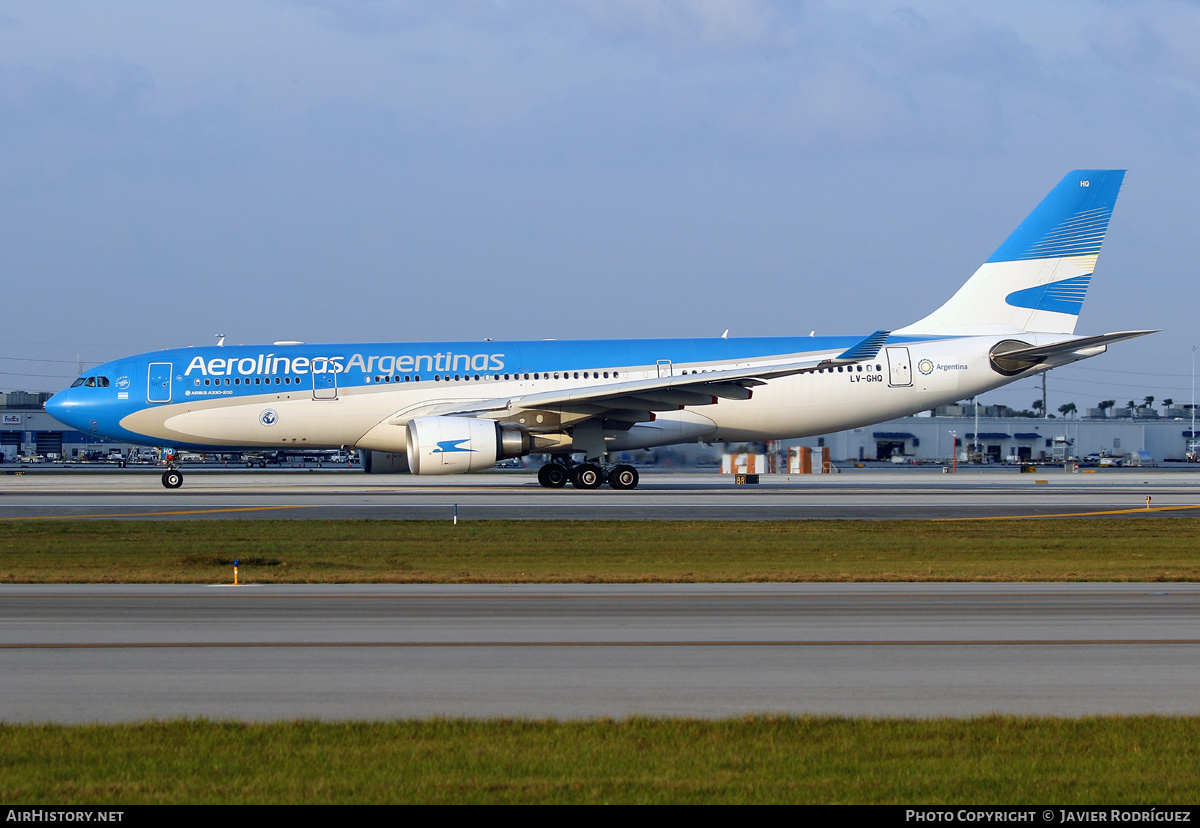 Aircraft Photo of LV-GHQ | Airbus A330-202 | Aerolíneas Argentinas | AirHistory.net #614253