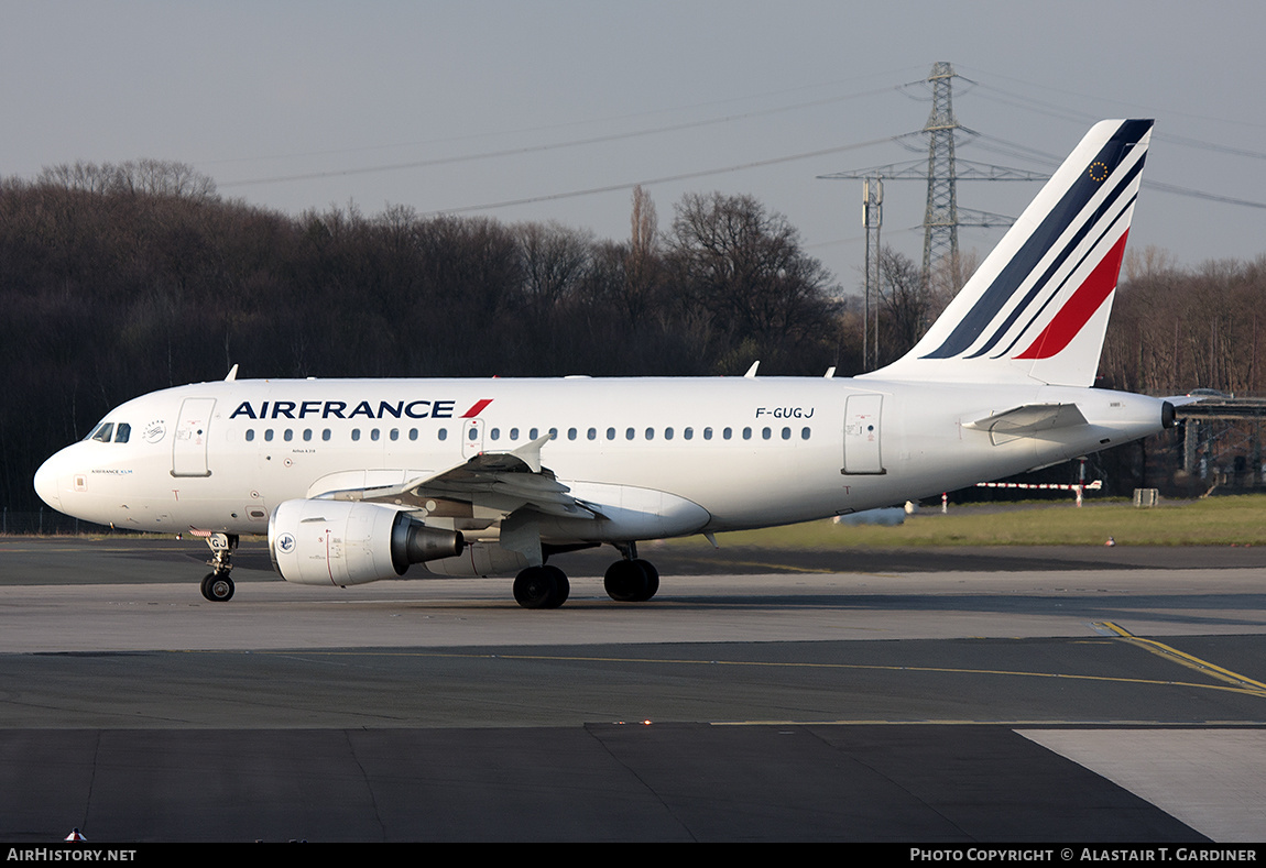 Aircraft Photo of F-GUGJ | Airbus A318-111 | Air France | AirHistory.net #614301