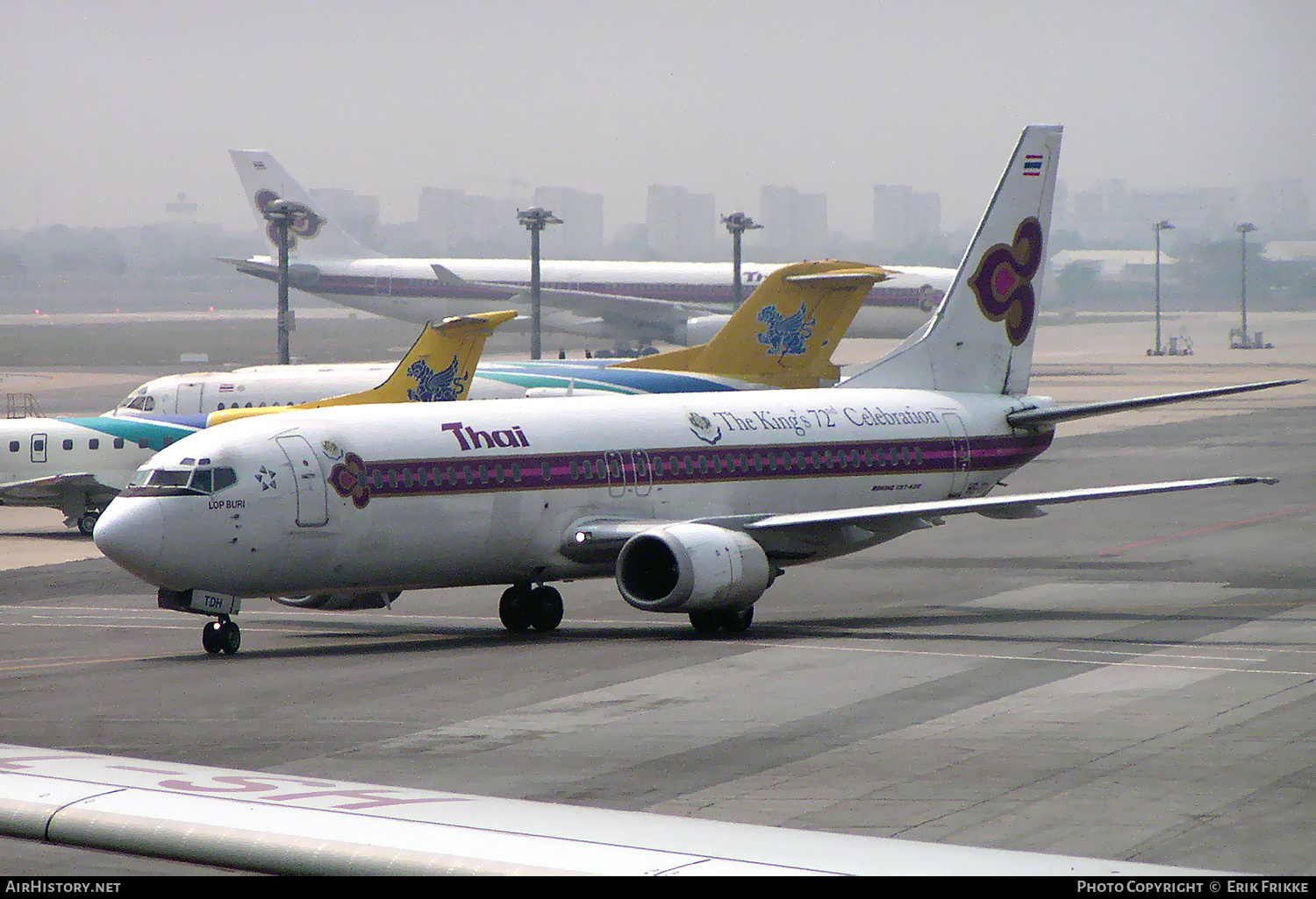 Aircraft Photo of HS-TDH | Boeing 737-4D7 | Thai Airways International | AirHistory.net #614330