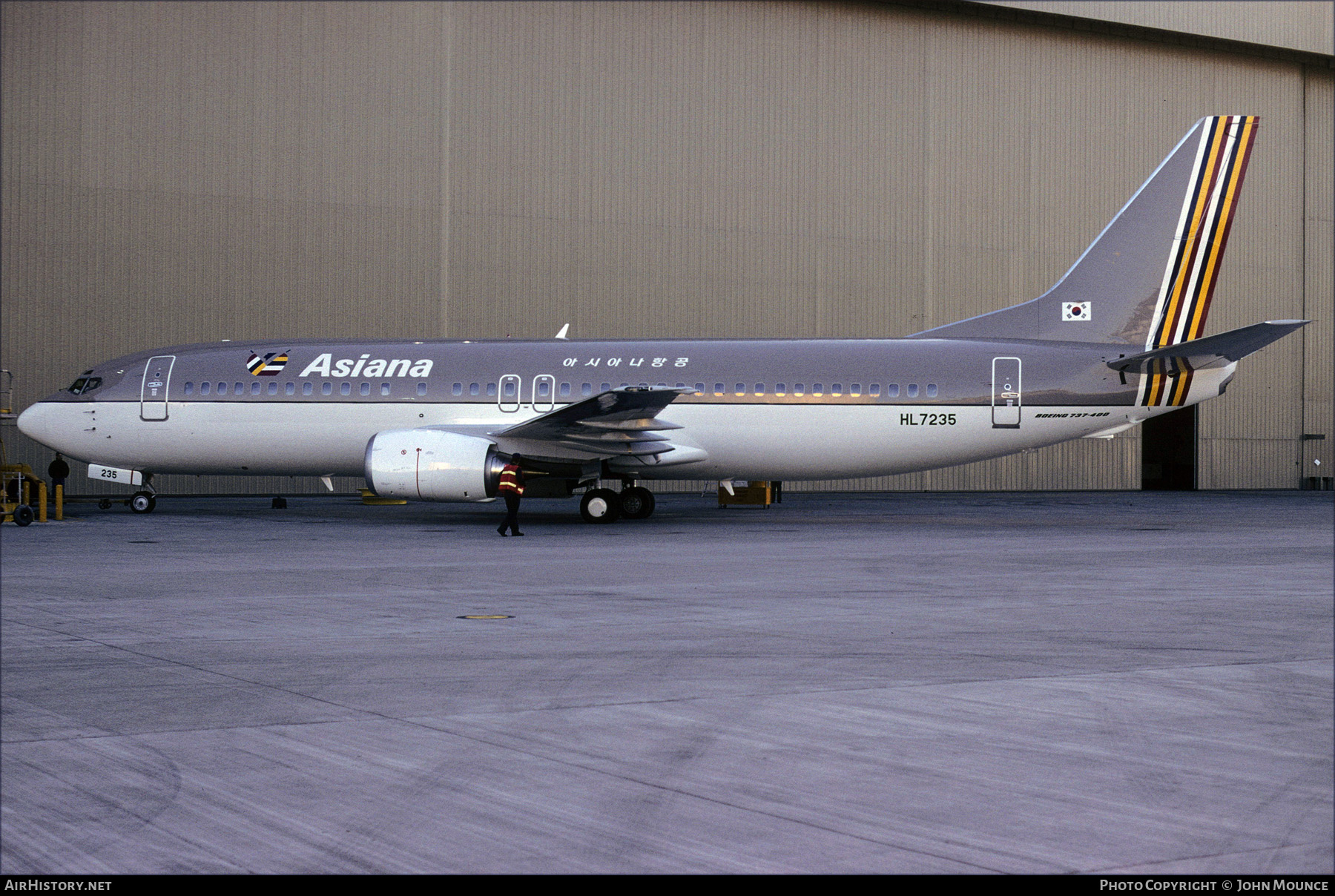 Aircraft Photo of HL7235 | Boeing 737-4Q8 | Asiana Airlines | AirHistory.net #614333