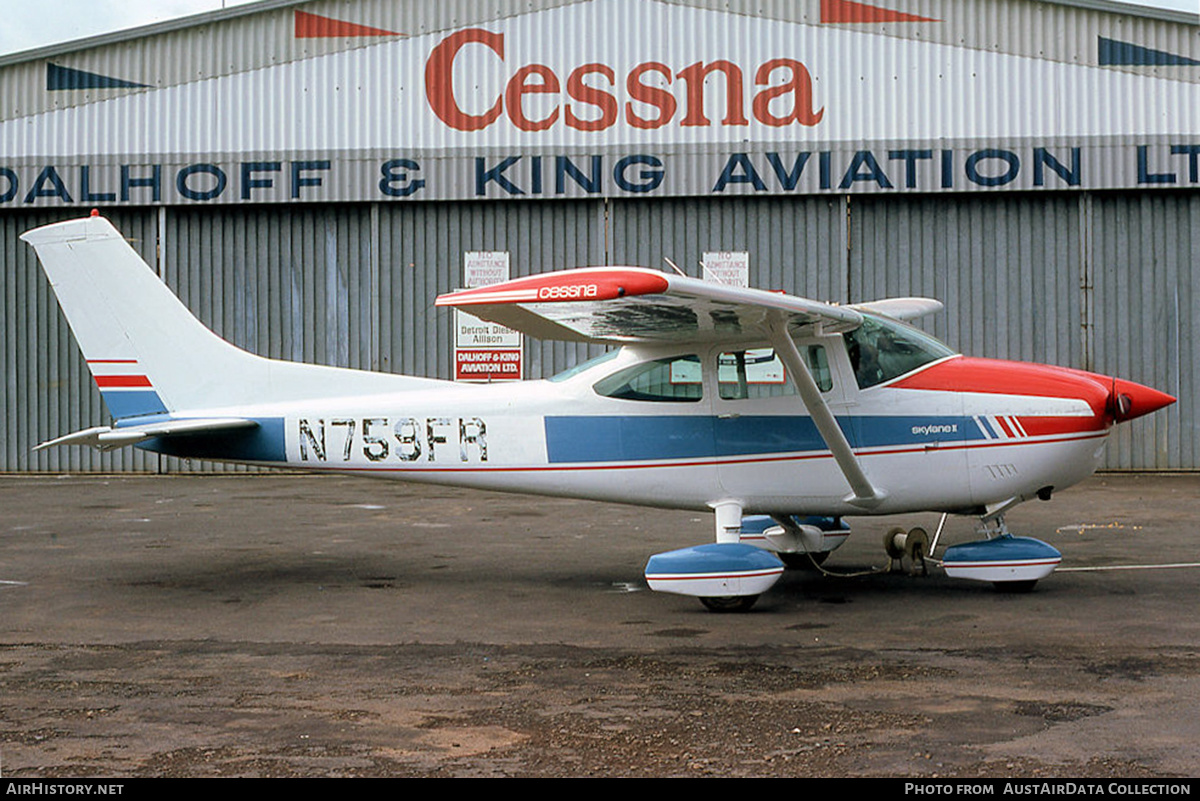 Aircraft Photo of N759FR | Cessna 182Q Skylane | AirHistory.net #614340