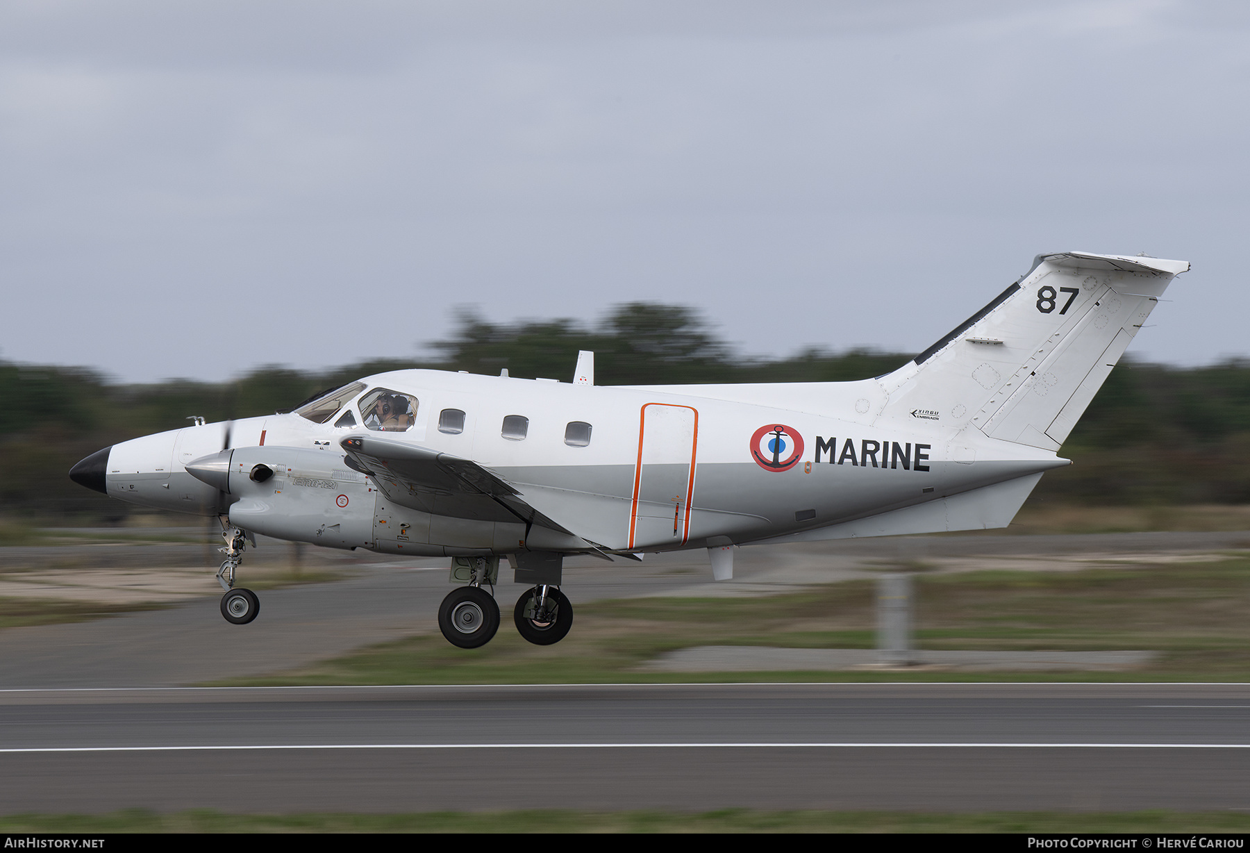 Aircraft Photo of 87 | Embraer EMB-121AN Xingu | France - Navy | AirHistory.net #614345