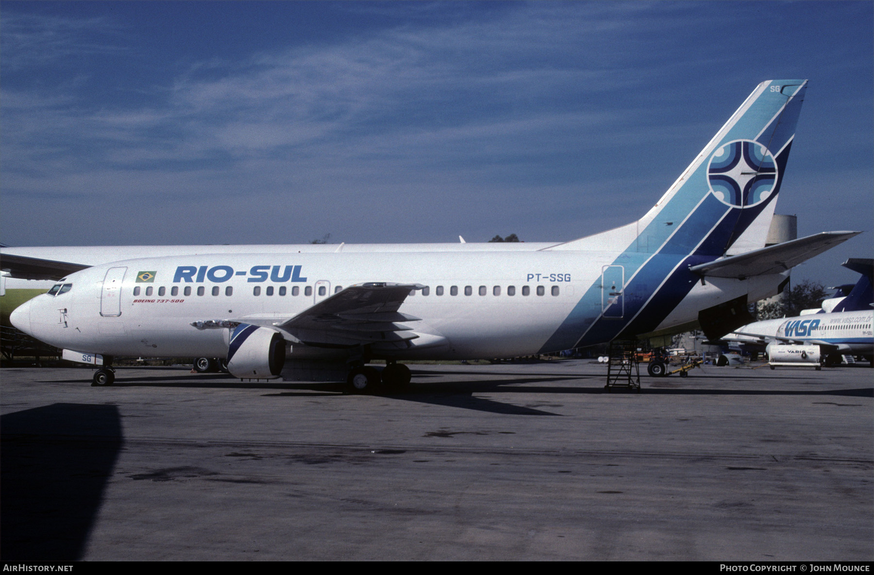 Aircraft Photo of PT-SSG | Boeing 737-5Q8 | Rio-Sul | AirHistory.net #614353
