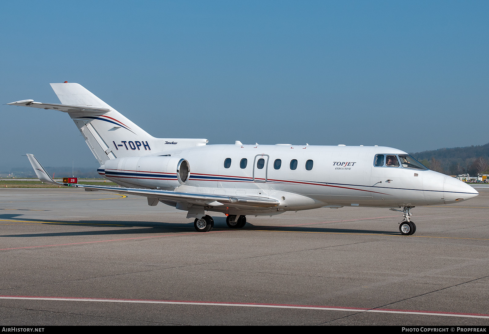 Aircraft Photo of I-TOPH | Raytheon Hawker 850XP | Topjet Executive | AirHistory.net #614388