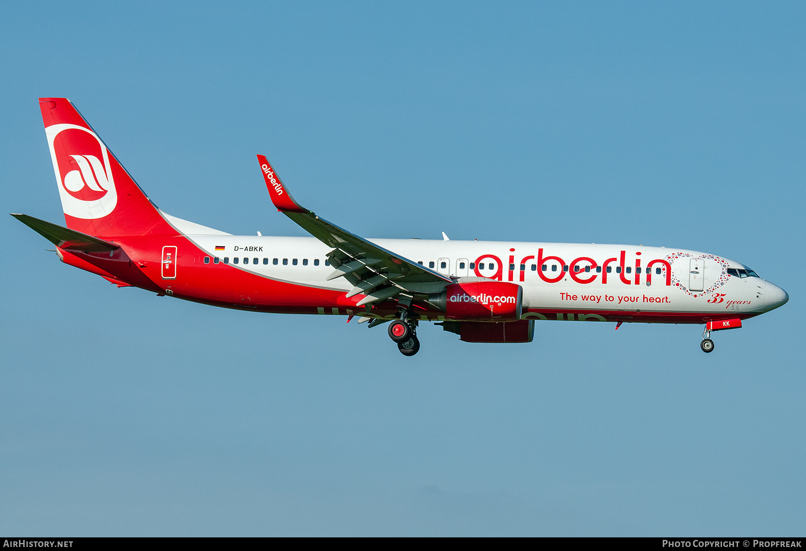 Aircraft Photo of D-ABKK | Boeing 737-86J | Air Berlin | AirHistory.net #614397