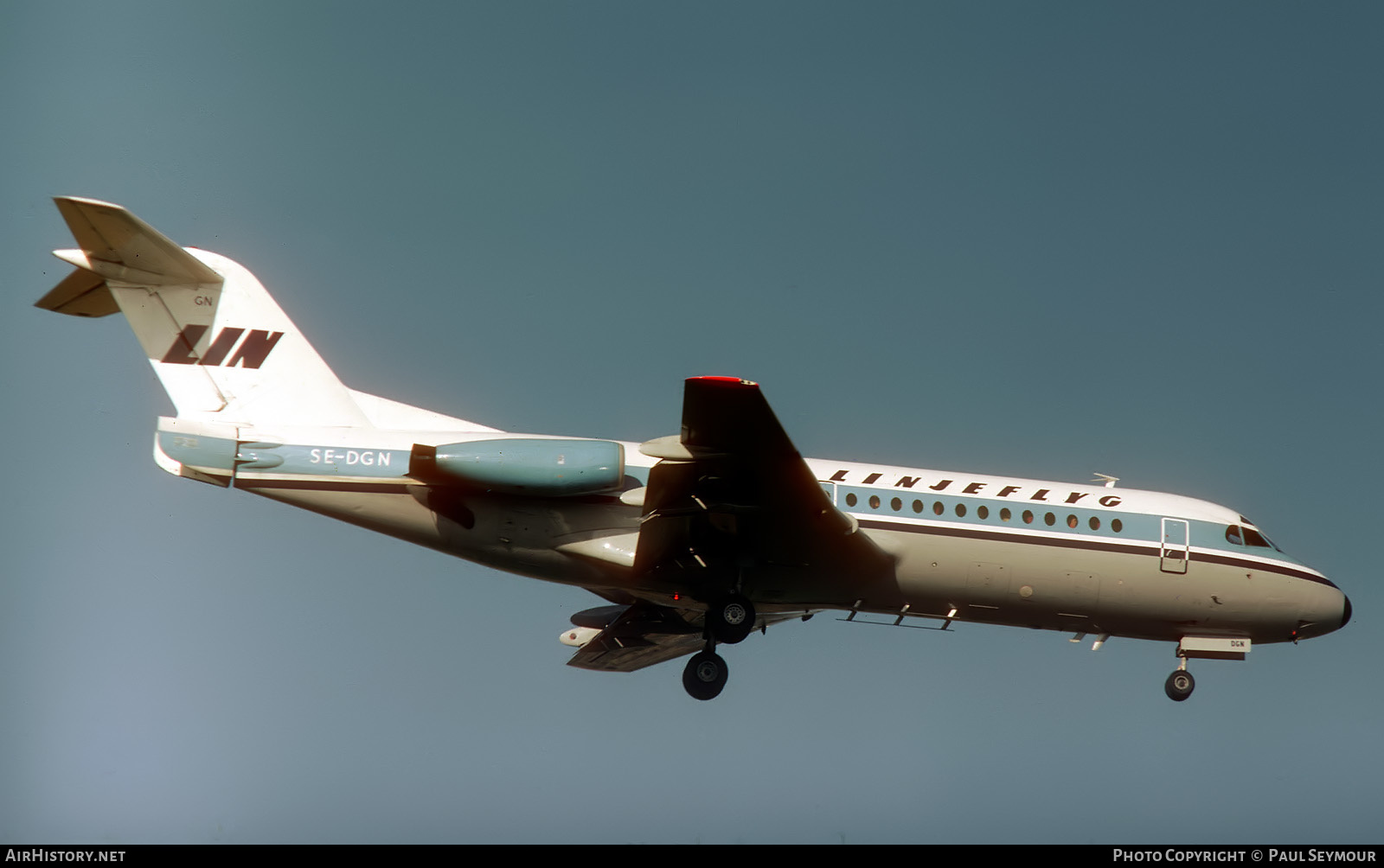 Aircraft Photo of SE-DGN | Fokker F28-4000 Fellowship | Linjeflyg | AirHistory.net #614412