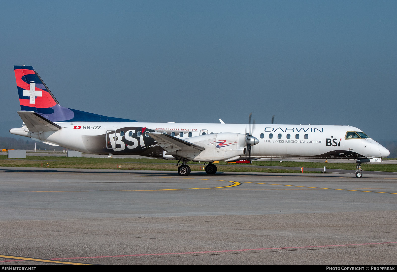 Aircraft Photo of HB-IZZ | Saab 2000 | Darwin Airline | AirHistory.net #614413