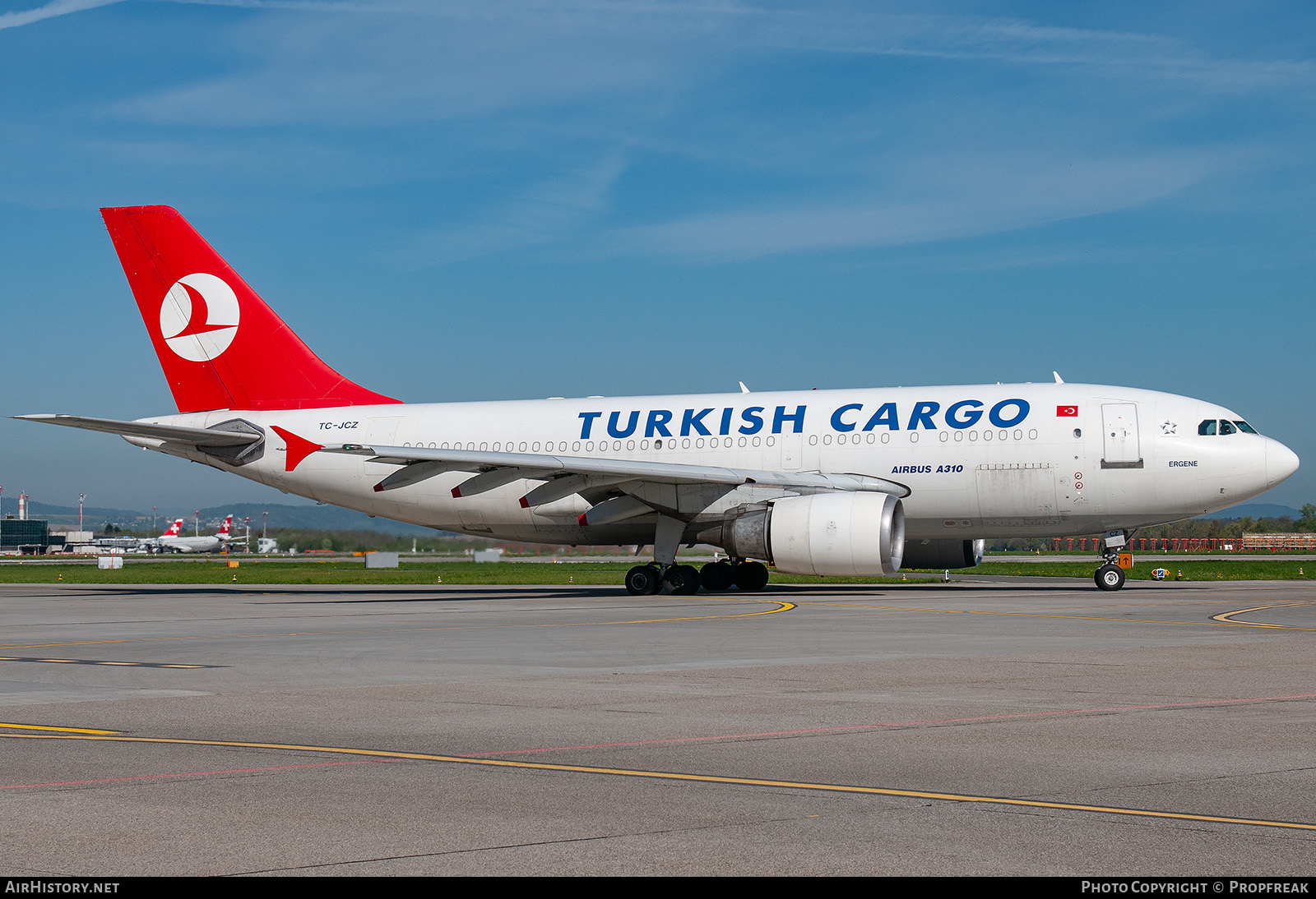 Aircraft Photo of TC-JCZ | Airbus A310-304 | Turkish Airlines Cargo | AirHistory.net #614415