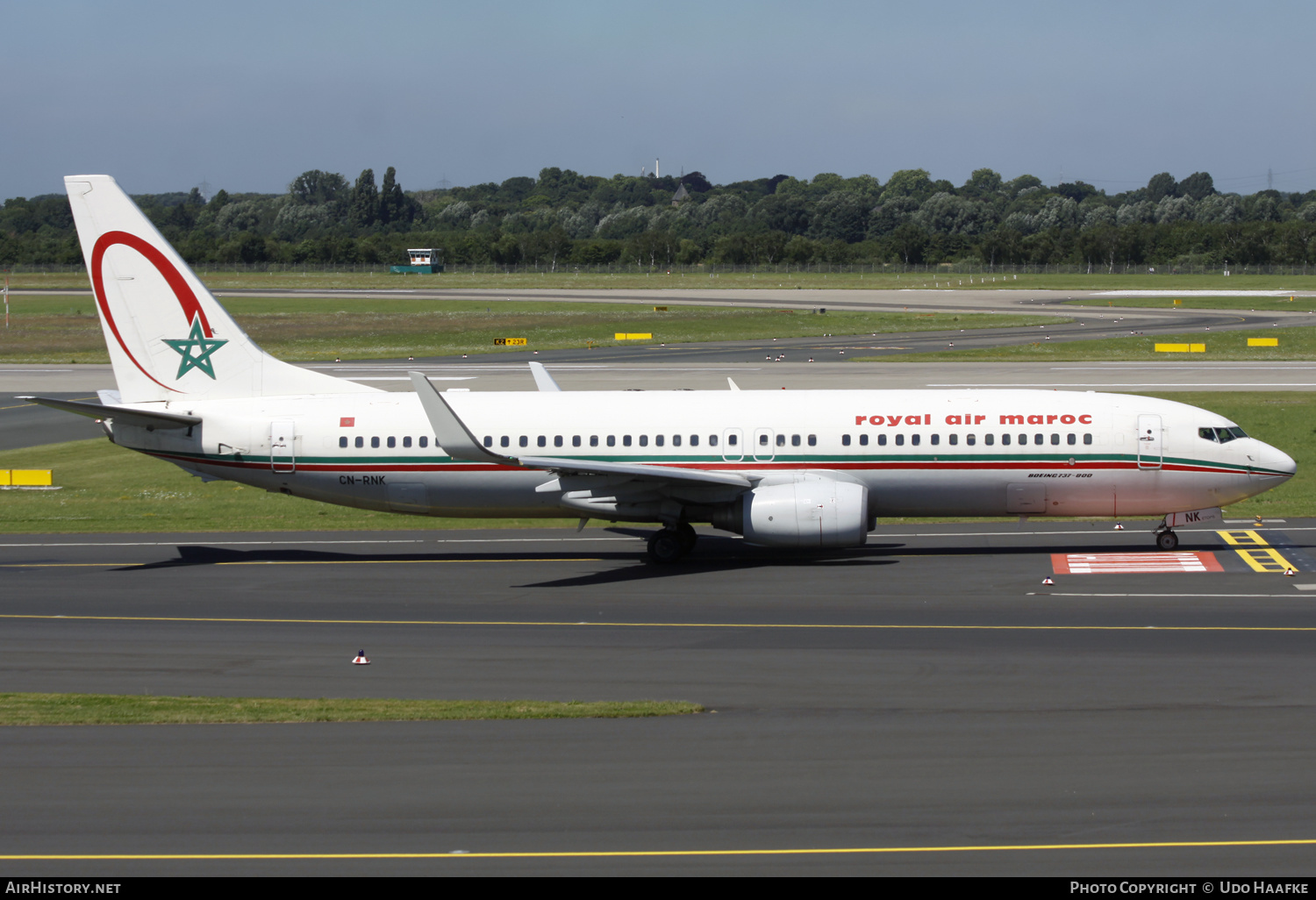 Aircraft Photo of CN-RNK | Boeing 737-8B6 | Royal Air Maroc - RAM | AirHistory.net #614425