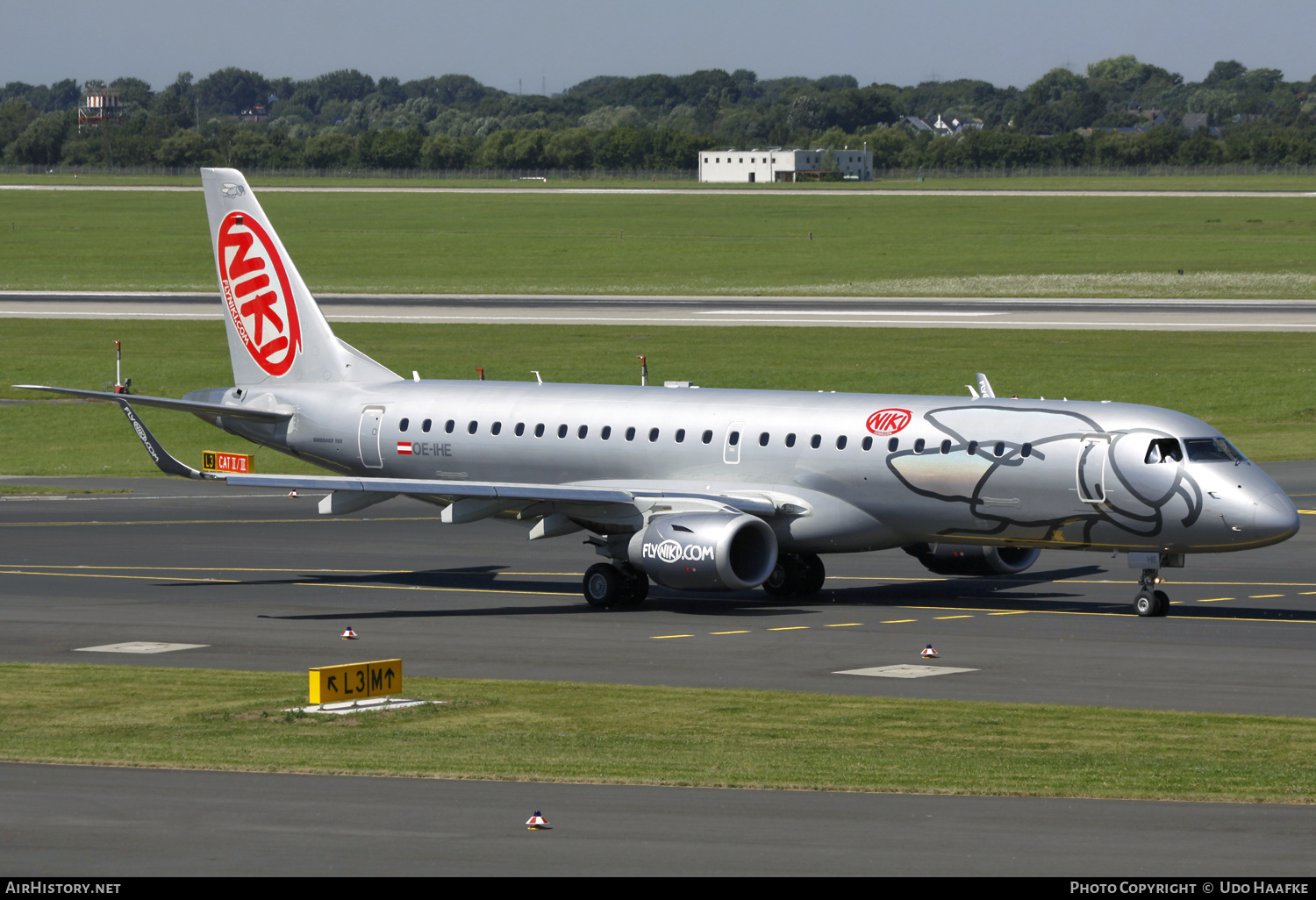 Aircraft Photo of OE-IHE | Embraer 190LR (ERJ-190-100LR) | Niki | AirHistory.net #614426