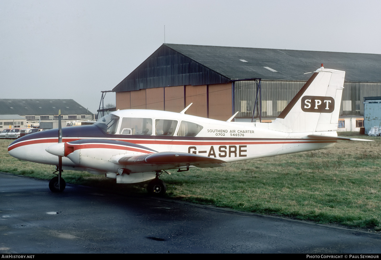 Aircraft Photo of G-ASRE | Piper PA-23-250 Aztec C | Southend Air Charter - SPT Aircraft | AirHistory.net #614429