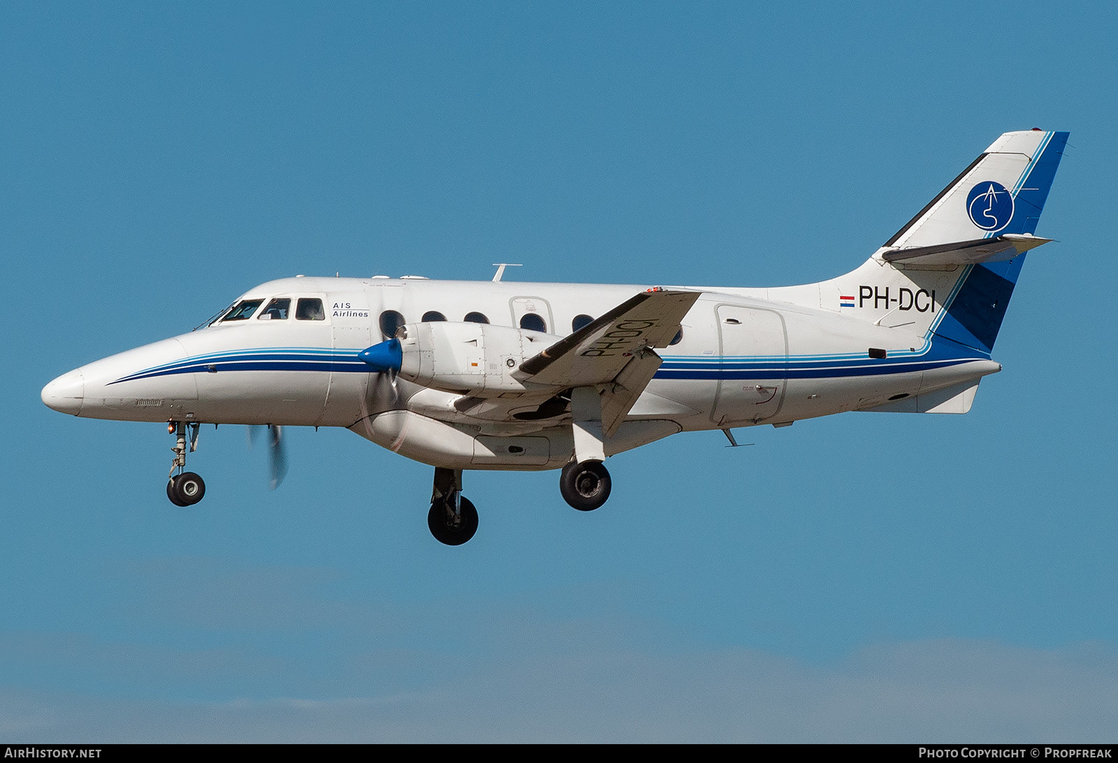 Aircraft Photo of PH-DCI | British Aerospace BAe-3202 Jetstream Super 31 | AIS Airlines | AirHistory.net #614439