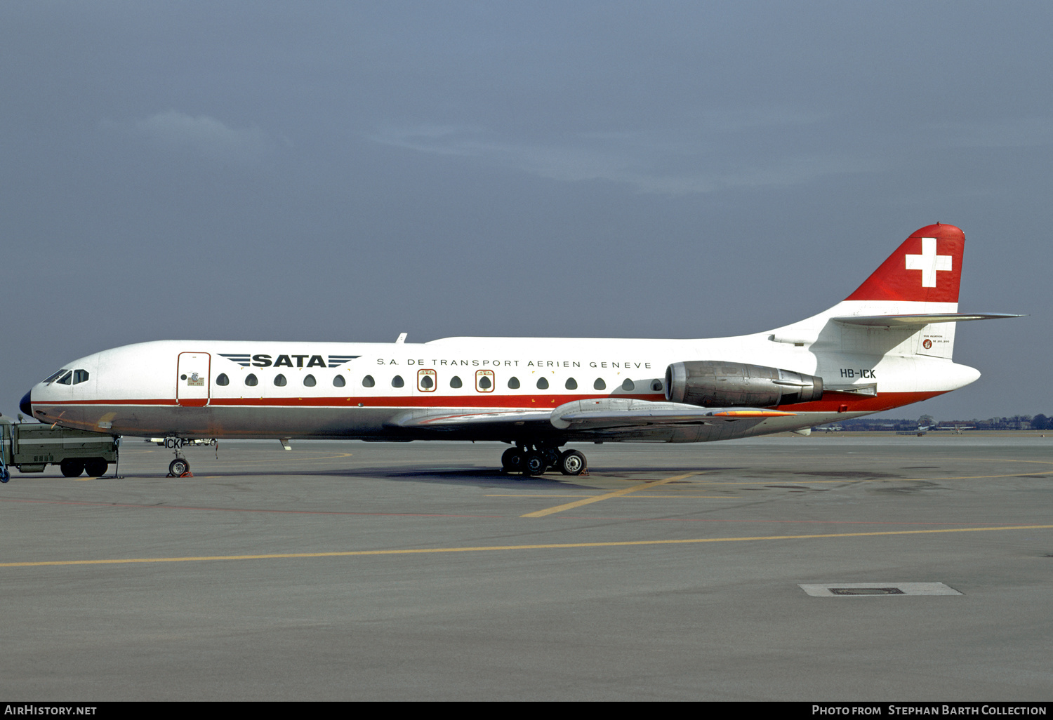 Aircraft Photo of HB-ICK | Sud SE-210 Caravelle 10B1R | SATA - SA de Transport Aérien | AirHistory.net #614462