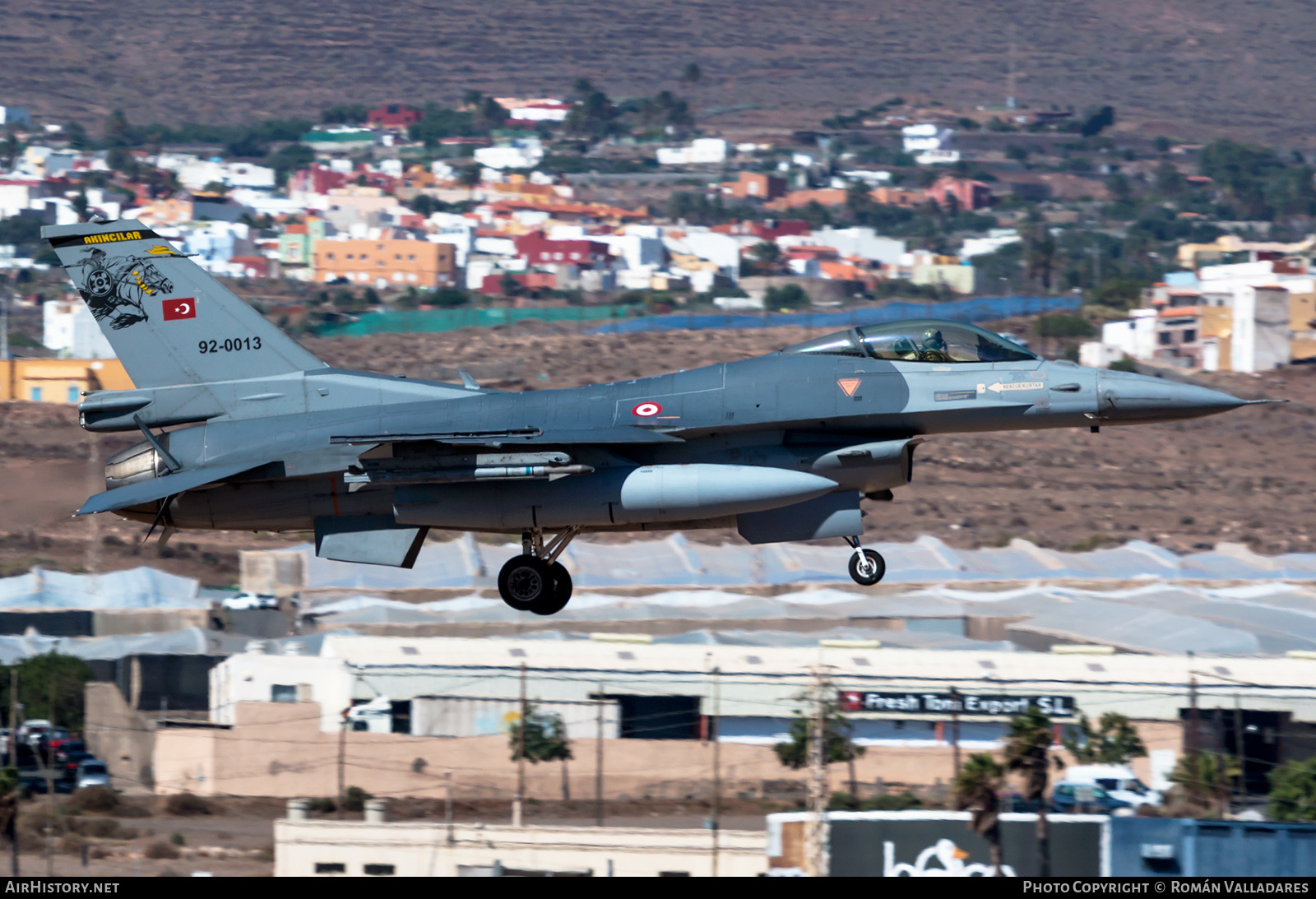 Aircraft Photo of 92-0013 | General Dynamics F-16C Fighting Falcon | Turkey - Air Force | AirHistory.net #614470