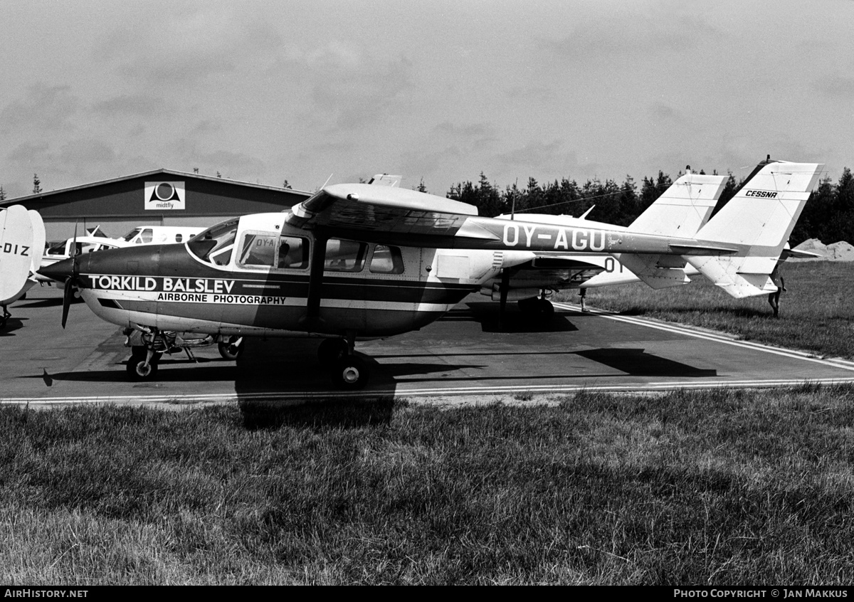 Aircraft Photo of OY-AGU | Cessna 337D Super Skymaster | Torkild Balslev Airborne Photography | AirHistory.net #614484