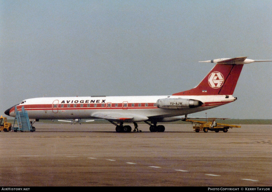 Aircraft Photo of YU-AJW | Tupolev Tu-134A | Aviogenex | AirHistory.net #614511