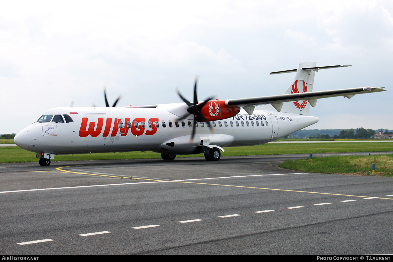 Aircraft Photo of F-WWEV | ATR ATR-72-500 (ATR-72-212A) | Wings Air | AirHistory.net #614543