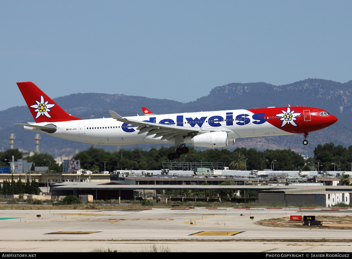 Aircraft Photo of HB-JHQ | Airbus A330-343 | Edelweiss Air | AirHistory.net #614609