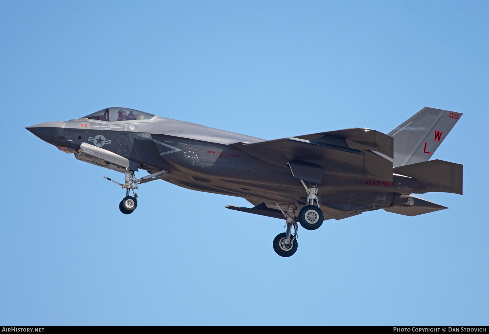 Aircraft Photo of 170093 | Lockheed Martin F-35C Lightning II | USA - Marines | AirHistory.net #614628